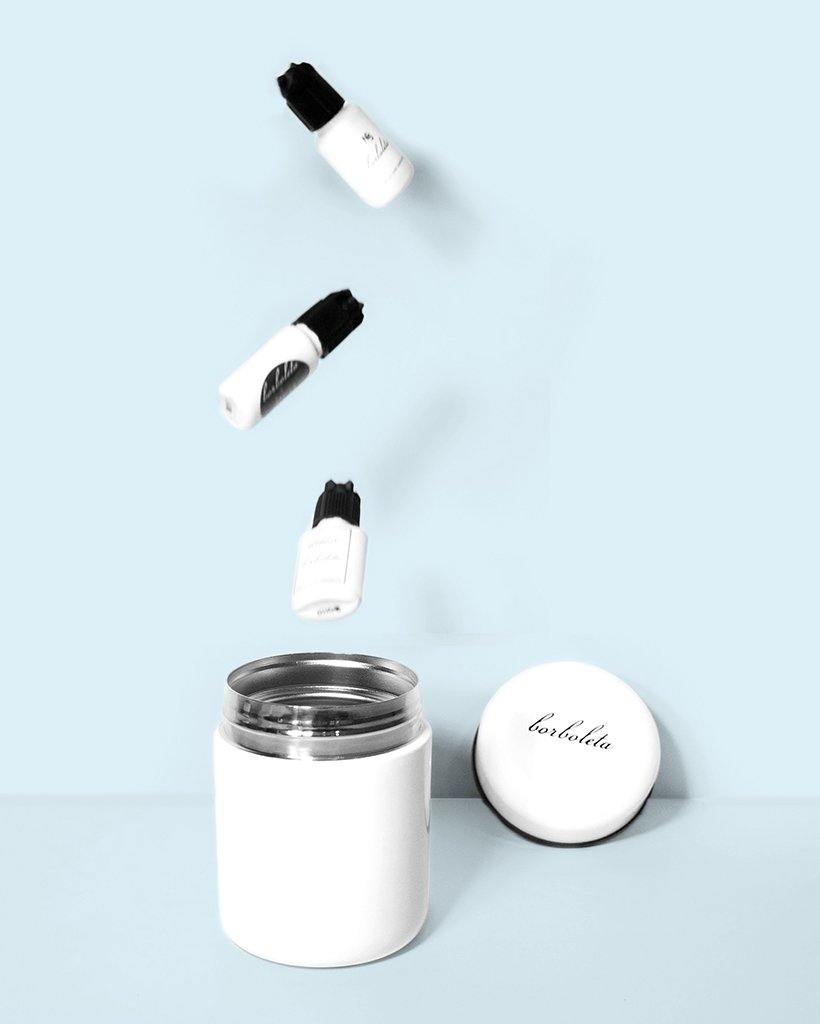 Airtight Adhesive Container - Borboleta Beauty